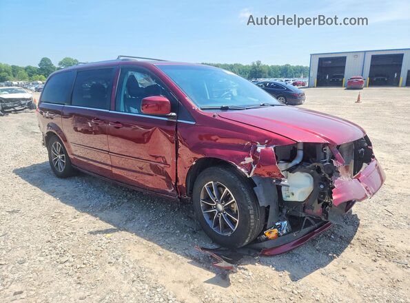2C4RDGCG2HR774152 2017 DODGE GRAND Maroon წინა მარჯვენა