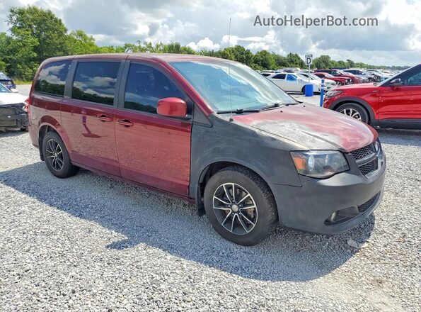 2C4RDGCG2JR136568 2018 DODGE GRAND Red Front right