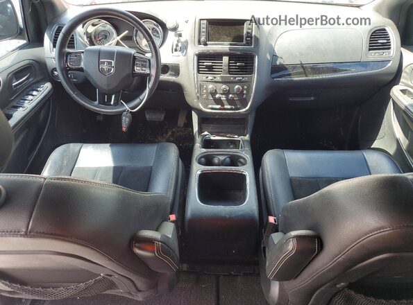 2C4RDGCG2JR136568 2018 DODGE GRAND Red Dashboard view