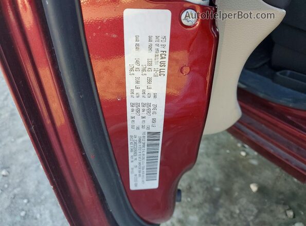 2C4RDGCG2KR608236 2019 DODGE GRAND Brown Widok komory silnika