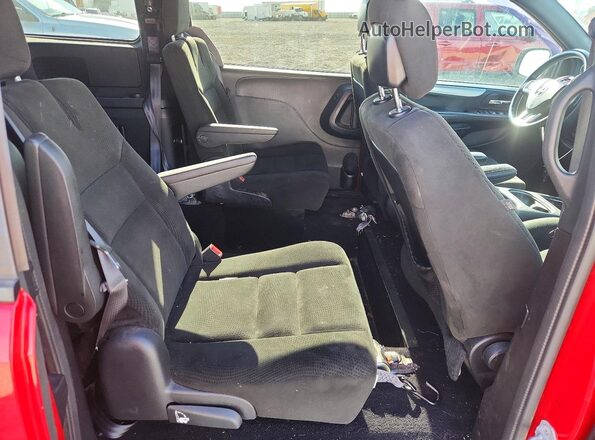 2C4RDGCG3GR137267 2016 DODGE GRAND Red Vista interior trasera