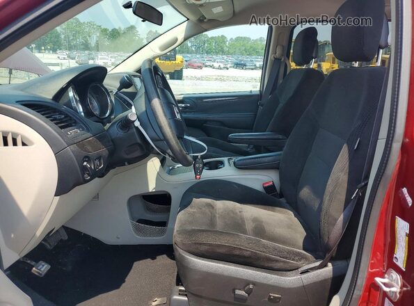 2C4RDGCG3GR249258 2016 DODGE GRAND Burgundy Widok wnętrza z przodu
