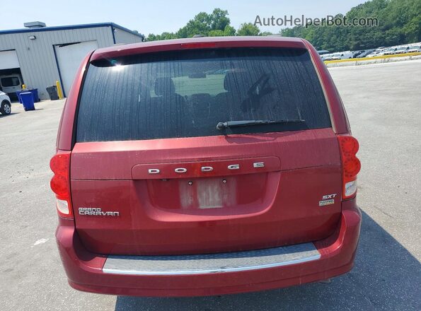 2C4RDGCG3GR249258 2016 DODGE GRAND Burgundy Widok z tyłu