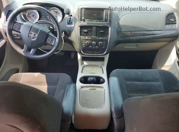 2C4RDGCG3GR249258 2016 DODGE GRAND Burgundy Widok deski rozdzielczej