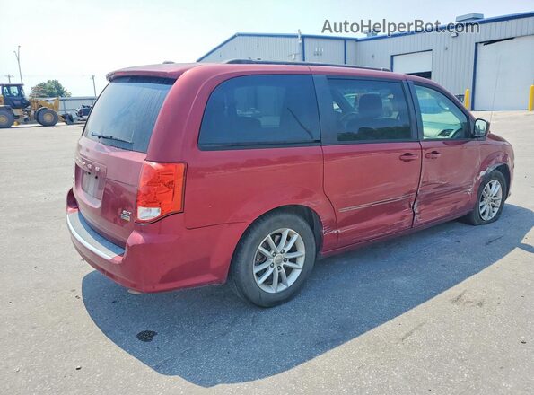 2C4RDGCG3GR249258 2016 DODGE GRAND Burgundy Tył prawy