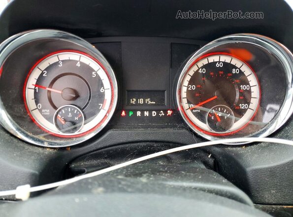 2C4RDGCG3GR324525 2016 DODGE GRAND White ხელსაწყოთა პანელის ხედი