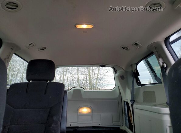 2C4RDGCG3GR324525 2016 DODGE GRAND White უკანა სავარძლების ხედი