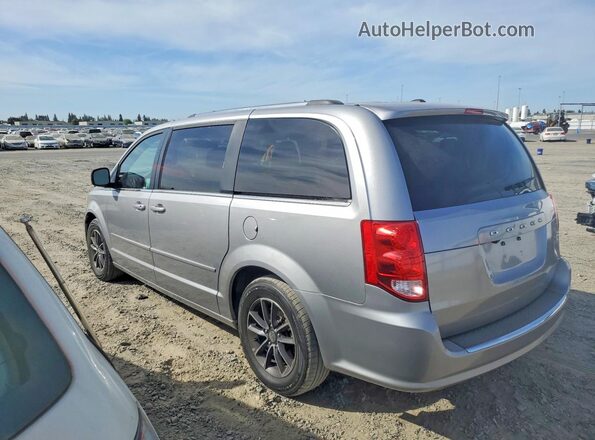 2C4RDGCG3HR625488 2017 DODGE GRAND Silver Задня ліва чверть
