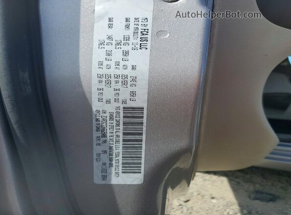 2C4RDGCG3HR625488 2017 DODGE GRAND Silver Вид наклейки з VIN-кодом