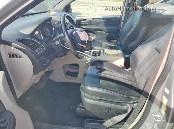 2C4RDGCG3HR625488 2017 DODGE GRAND Silver Вид салону спереду