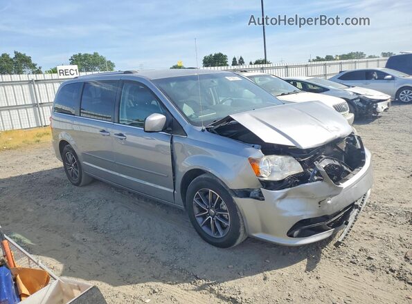 2C4RDGCG3HR625488 2017 DODGE GRAND Silver Передня права чверть