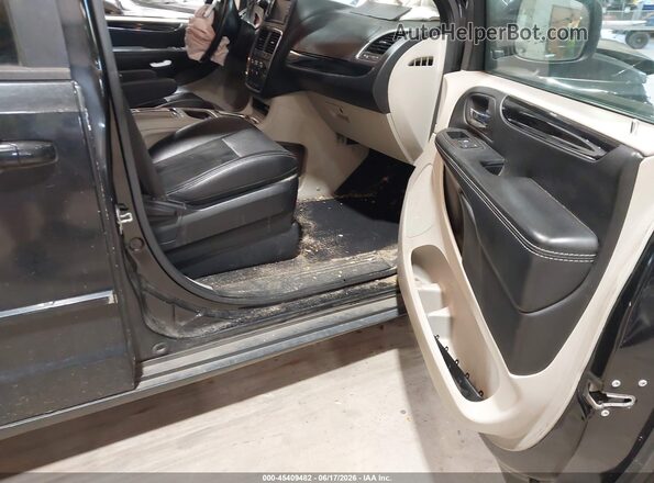2C4RDGCG3HR677445 2017 DODGE GRAND CARAVAN Black Vista interior delantera