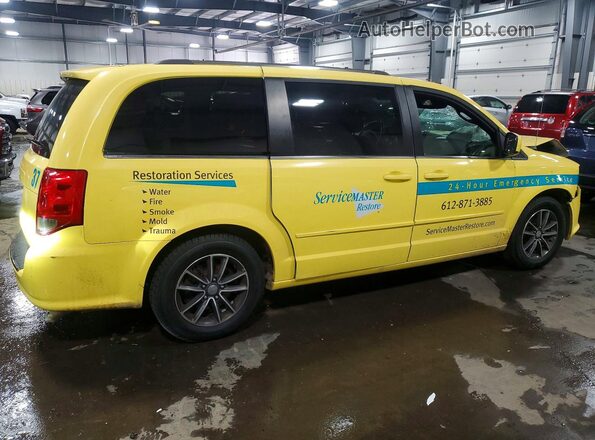 2C4RDGCG3HR806638 2017 DODGE GRAND Желтый Задняя правая четверть