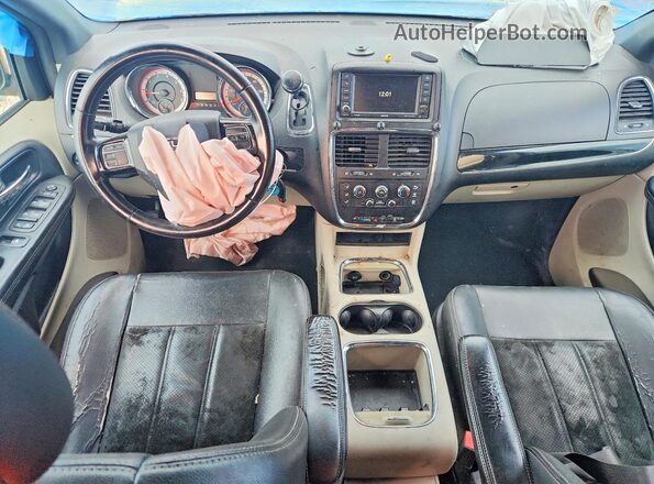 2C4RDGCG3HR806638 2017 DODGE GRAND Желтый Вид панели приборов