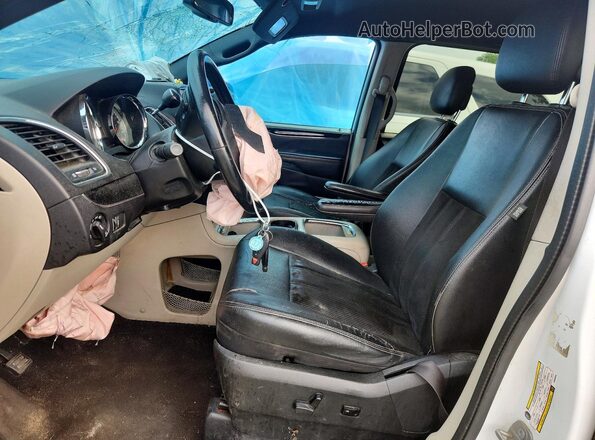 2C4RDGCG3HR806638 2017 DODGE GRAND Желтый Вид салона спереди