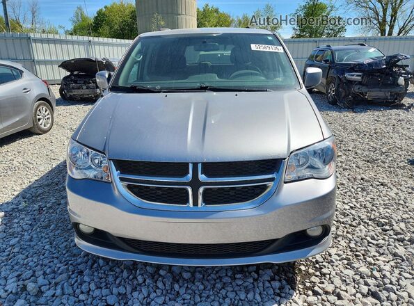 2C4RDGCG3JR206174 2018 DODGE GRAND Gray Vista frontal