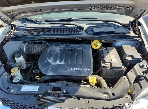 2C4RDGCG3JR206174 2018 DODGE GRAND Gray Vista del compartimento del motor