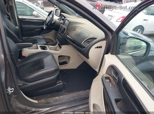 2C4RDGCG3JR299505 2018 DODGE GRAND CARAVAN Серый Вид салона спереди