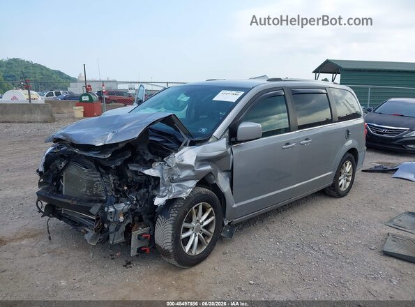 2C4RDGCG3JR302287 2018 DODGE GRAND CARAVAN Silver Передня ліва чверть