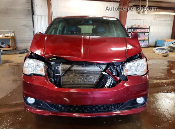 2C4RDGCG3KR689909 2019 DODGE GRAND Burgundy წინა ხედი