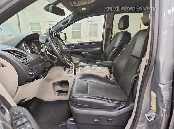 2C4RDGCG3KR771218 2019 DODGE GRAND Silver წინა სალონის ხედი