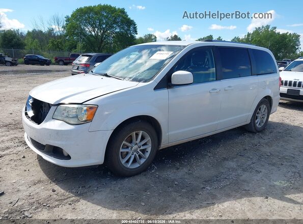 2C4RDGCG3LR154175 2020 DODGE GRAND CARAVAN White წინა მარცხენა ხედი სამი მეოთხედიდან