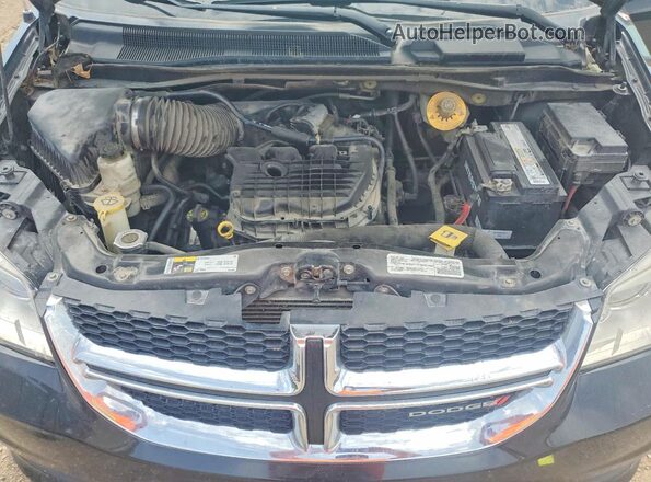 2C4RDGCG4HR589097 2017 DODGE GRAND Black Widok komory silnika