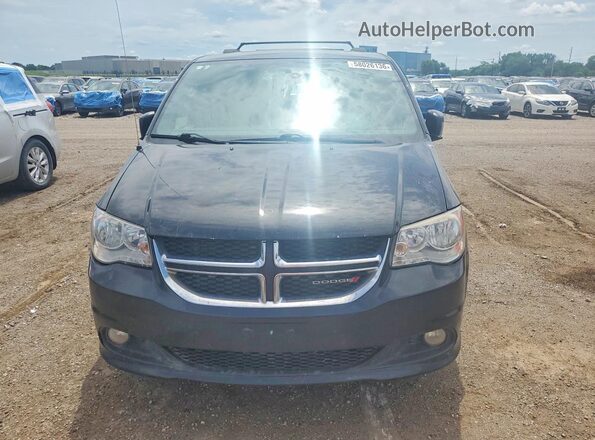 2C4RDGCG4HR589097 2017 DODGE GRAND Black Widok z przodu
