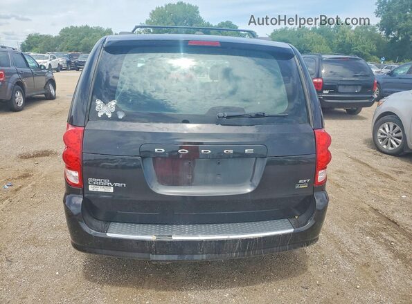 2C4RDGCG4HR589097 2017 DODGE GRAND Black Widok z tyłu