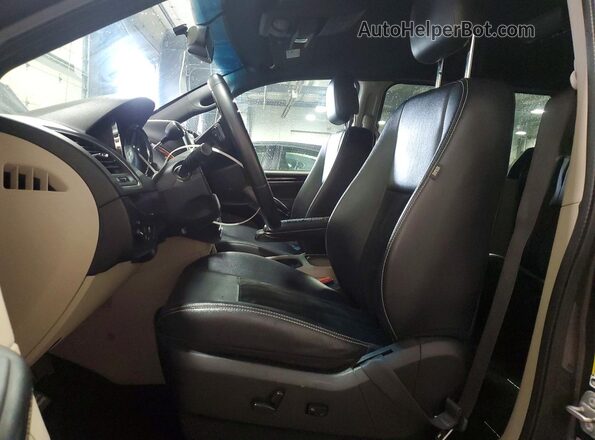 2C4RDGCG4HR689782 2017 DODGE GRAND Gray Vista interior delantera