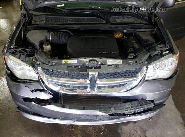 2C4RDGCG4HR689782 2017 DODGE GRAND Gray Vista del compartimento del motor