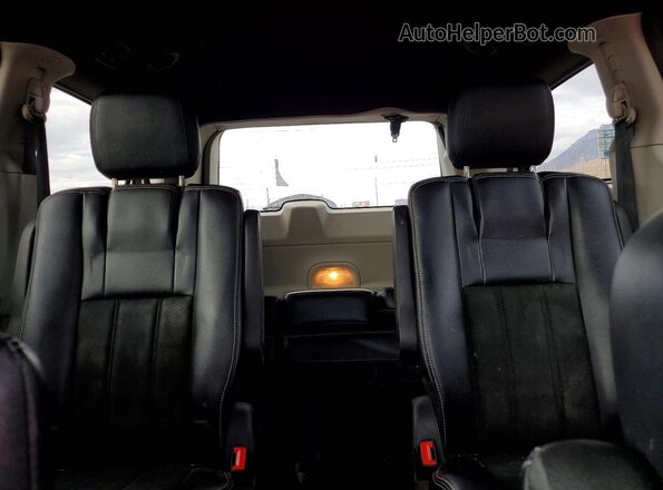 2C4RDGCG4HR719718 2017 DODGE GRAND Gray უკანა სავარძლების ხედი