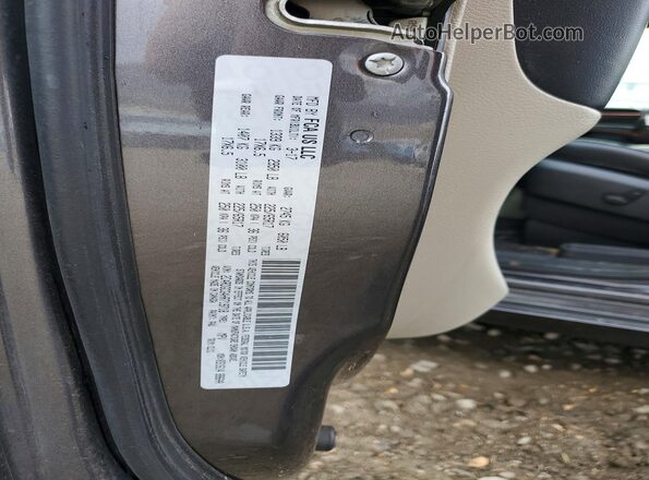 2C4RDGCG4HR719718 2017 DODGE GRAND Gray VIN კოდის სტიკერის ხედი