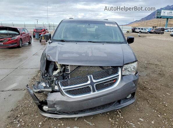 2C4RDGCG4HR719718 2017 DODGE GRAND Gray წინა ხედი