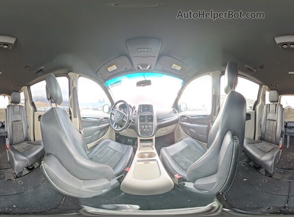2C4RDGCG4HR719718 2017 DODGE GRAND Gray სალონის 360-გრადუსიანი ხედი