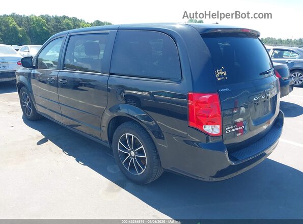 2C4RDGCG4HR834187 2017 DODGE GRAND CARAVAN Black Trasero izquierdo