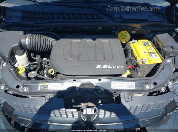 2C4RDGCG4HR834187 2017 DODGE GRAND CARAVAN Black Vista trasera