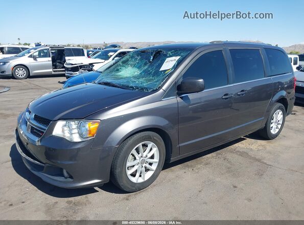 2C4RDGCG4JR298718 2018 DODGE GRAND CARAVAN Gray 