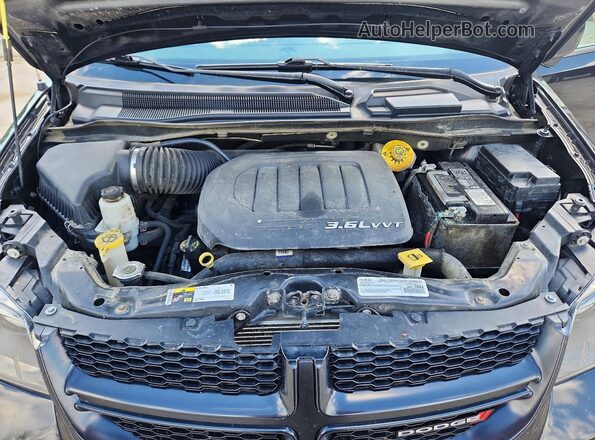 2C4RDGCG4KR528078 2019 DODGE GRAND Black Widok komory silnika