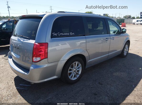 2C4RDGCG4KR633624 2019 DODGE GRAND CARAVAN Серебряный Задняя правая четверть