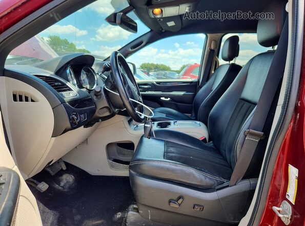 2C4RDGCG4KR662055 2019 DODGE GRAND Burgundy Սալոնի դիմացի տեսք