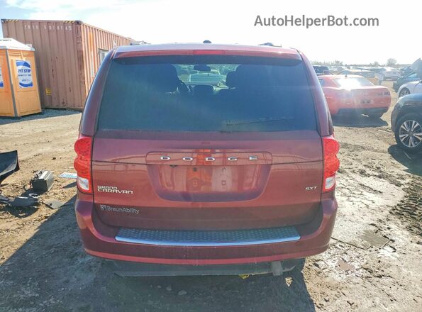2C4RDGCG4LR169039 2020 DODGE GRAND Burgundy Rear view