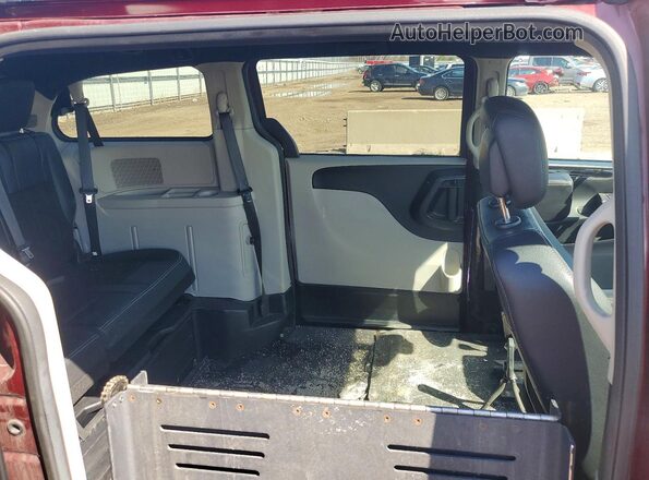 2C4RDGCG4LR169039 2020 DODGE GRAND Burgundy Rear interior view