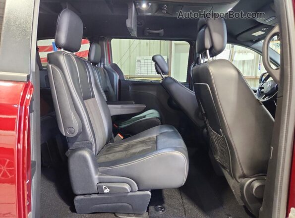2C4RDGCG4LR241275 2020 DODGE GRAND Burgundy Rear interior view