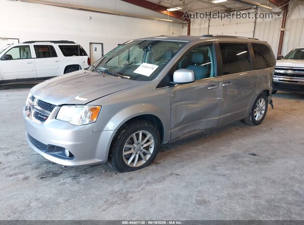 2C4RDGCG4LR248517 2020 DODGE GRAND CARAVAN Silver Առջևի ձախ երեք քառորդ տեսարան