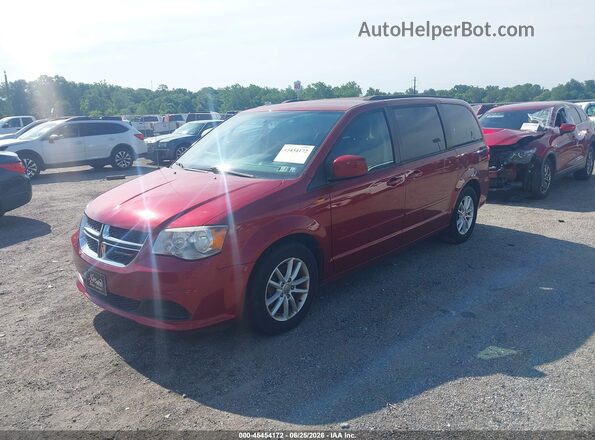2C4RDGCG5GR210252 2016 DODGE GRAND CARAVAN Red Przód lewy