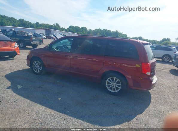 2C4RDGCG5GR210252 2016 DODGE GRAND CARAVAN Red Tył lewy