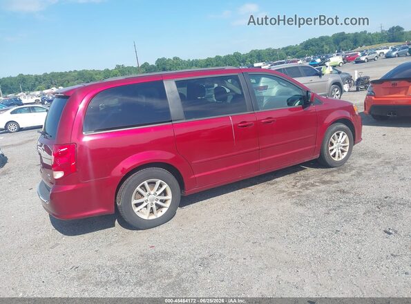 2C4RDGCG5GR210252 2016 DODGE GRAND CARAVAN Red Tył prawy