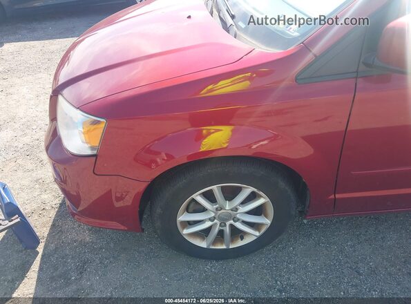 2C4RDGCG5GR210252 2016 DODGE GRAND CARAVAN Red Widok z przodu