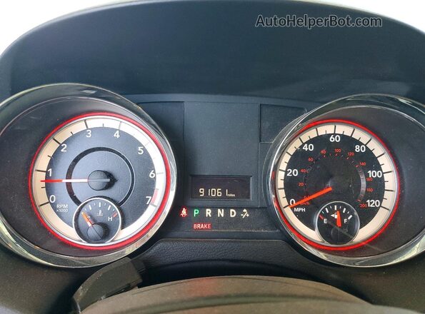 2C4RDGCG5GR384953 2016 DODGE GRAND White ხელსაწყოთა პანელის ხედი